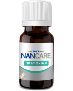Хранителна добавка Nestle NanCare - Витамин D, капки, 10 ml