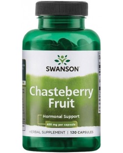 Chasteberry Fruit, 400 mg, 120 капсули, Swanson