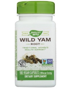 Wild Yam Root, 425 mg, 100 капсули, Nature’s Way