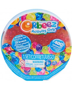 Игрален комплект Orbeez - Кутия с цветни топчетa, Squish, 400 броя