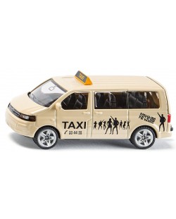 Метална количка Siku Private cars - Такси миниван Volkswagen Sharan, 1:55