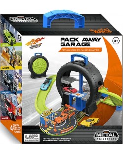 Игрален комплект Felyx Toys - Писта Гума, с 4 колички
