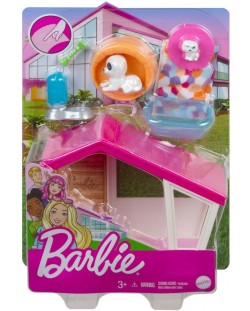 Игрален комплект Mattel Barbie - Kъщичка за домашен любимец