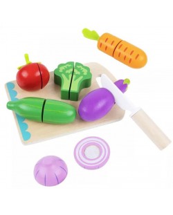 Игрален комплект Tooky Toy - Зеленчуци за рязане