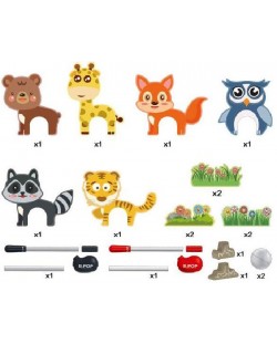 Игрален комплект Raya Toys - Голф с животинки