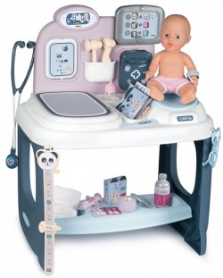 Игрален комплект Smoby - Baby Care Center, с пишкаща кукла