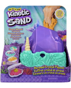 Игрален комплект Spin Master - Кинетичен пясък с кристали