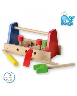 Игрален комплект от дърво Beluga - Кутия с инструменти