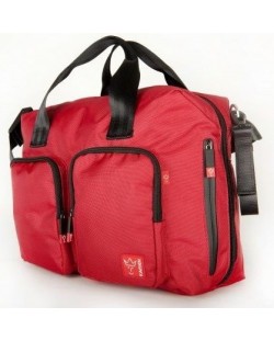 Чанта с отделение за лаптоп Kaiser Worker - Червена