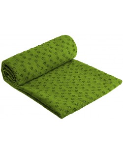 Кърпа постелка за йога Maxima, 180 х 61 cm, зелена