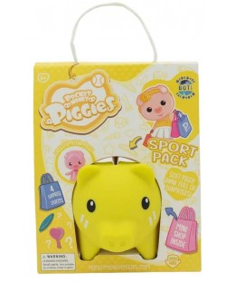 Касичка прасенце Boti Pocket Money Piggies - Жълта, с аксесоари