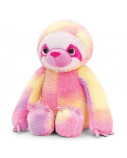 Плюшена играчка Keel Toys - Ленивец, цветен, 25 cm
