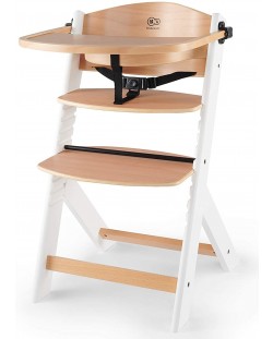KinderKraft Столче за хранене ENOCK дървено/бели крака