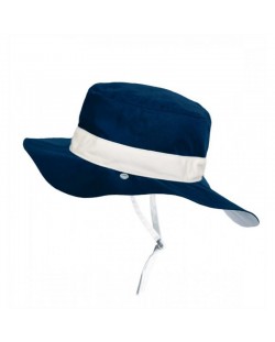 KI ET LA Детска двулицева шапка с UV защита Panama Navy