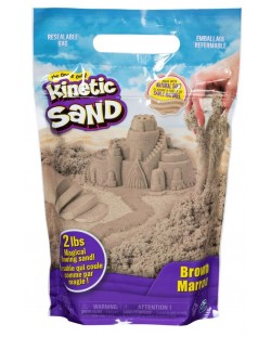 Кинетичен пясък в пликче Spin Master Kinetic Sand - Кафяв, 1 kg