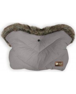 Kikkaboo Ръкавица за количка Luxury Fur Grey