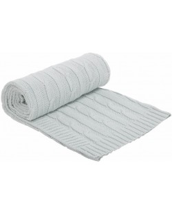 Kikkaboo Плетено памучно одеяло Mint