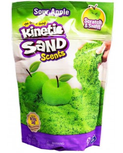 Кинетичен пясък Spin Master - Kinetic Sand, с аромат на ябълка, 227 g