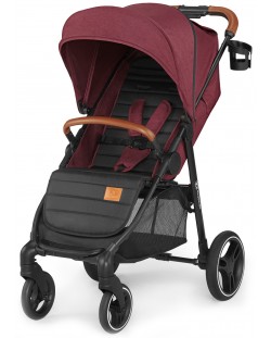 Бебешка количка KinderKraft Grande 2020 - С червен сенник