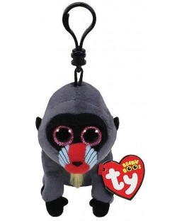 Ключодържател TY Toys Beanie Boo - Маймуна Wasabi, 8.5 cm