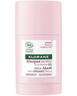 Klorane Peony Успокояваща стик-маска, 25 g