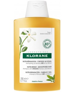 Klorane Polysianes Monoi & Tamanu Подхранващ шампоан за след слънце, 200 ml