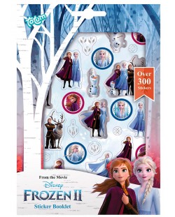 Книжка със стикери Totum - Frozen, 300 броя
