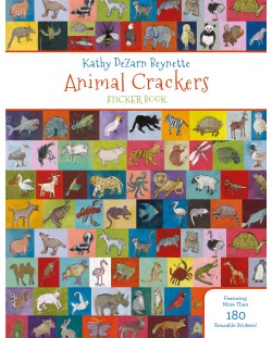 Книжка със стикери Kathy DeZarn Beynette - Животни