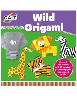 Комплект за оригами Galt - Животните от джунглата