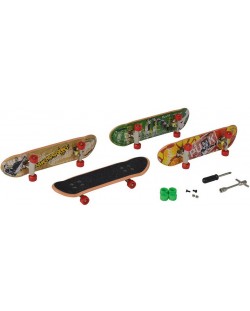 Комплект скейтборди за пръсти Simba Toys - 4 броя, aсортимент