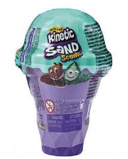 Комплект Spin Master Kinetic Sand - Сладолед с кинетичен пясък, шоколад и мента