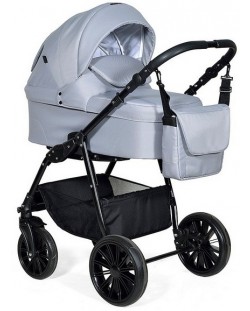 Комбинирана детска количка 2в1 Baby Giggle - Torino, светлосива