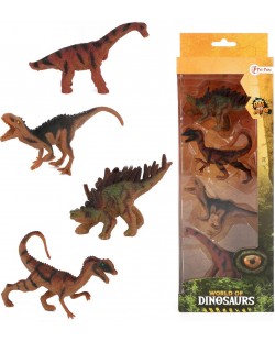 Комплект фигури Toi Toys World of Dinosaurs - Динозаври, 12 cm, асортимент