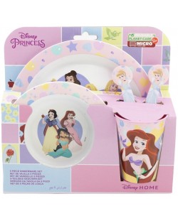 Комплект за хранене Stor - Micro, Disney Princess True, 5 части