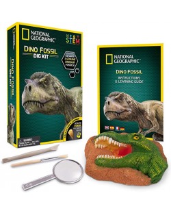 Комплект National Geographic Dig Science - Фосил от динозавър