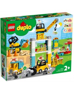 Конструктор LEGO Duplo Town - Строителен кран (10933)