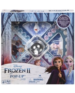 Комплект Spin Master Frozen II 3 в 1  - Пъзел, домино и игра със зарове