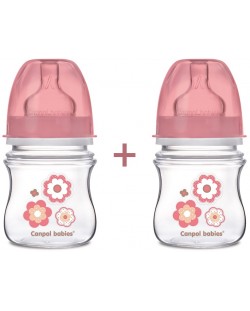 Комплект шишета антиколик с широко гърло Canpol - Newborn Baby