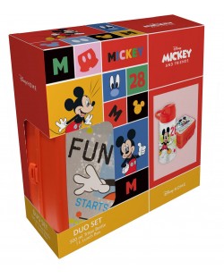 Комплект бутилка и кутия за храна Disney - Micky Mouse