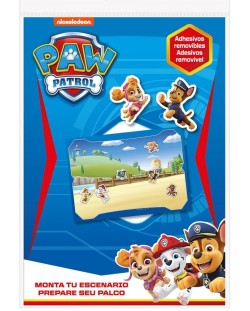 Комплект макет със стикери Kids Licensing - Paw Patrol