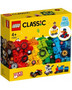 Конструктор Lego Classic  - Тухлички и колела (11014)