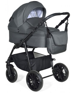 Комбинирана детска количка 3в1 Baby Giggle - Torino, тъмносива