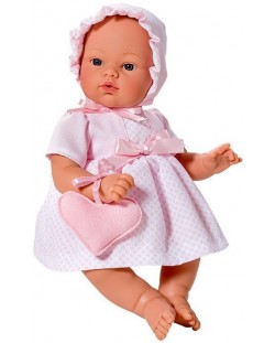 Кукла Asi - Бебе Коке, с розова рокля и чантичка
