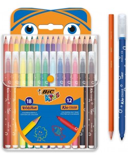 Комплект за оцветяване BIC Kids - 30 части