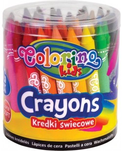 Комплект пастели Colorino Kids - Jumbo, 48 бр., 12 цвята