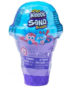 Комплект Spin Master Kinetic Sand - Сладолед с кинетичен пясък, син