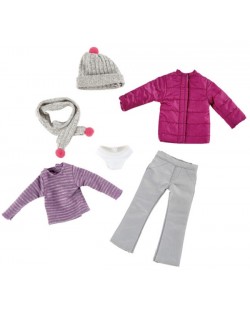 Комплект дрехи за кукла Kruselings - Снежно облекло 