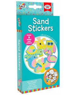 Комплект за рисуване с пясък Galt - Стикери със животни