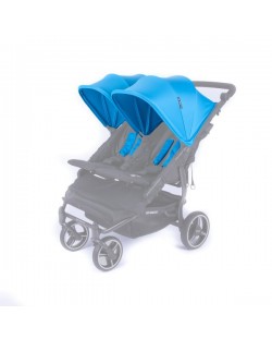 Комплект сенници за количка Baby Monsters - Easy Twin, Turquoise