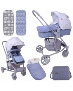 Комбинирана детска количка Lorelli - Aster, Grey